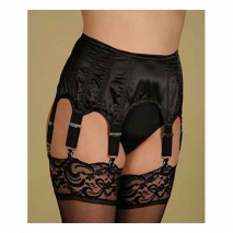 Axforrds Wide strap Boned Suspender Belt - 6 Strap 